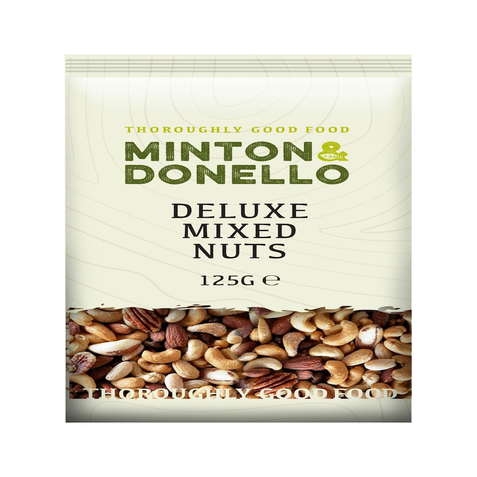 image 1 of Minton & Donello Deluxe Mixed Nuts 6 x 125g