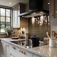 image 2 of Grunge Texture Splash Back | White