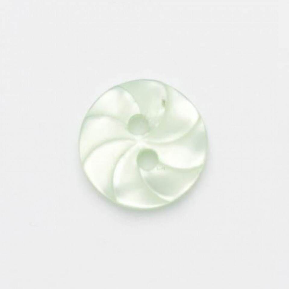 Minerva Mint Green Round Orange Slice Plastic Buttons for Dressmaking - 15mm - per value pack of 100