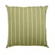 image 1 of Scatter cushion 18x18 Stripe Outdoor Garden Furniture Cushion (Pack of 4) - L46 x W46 cm - Green | Green