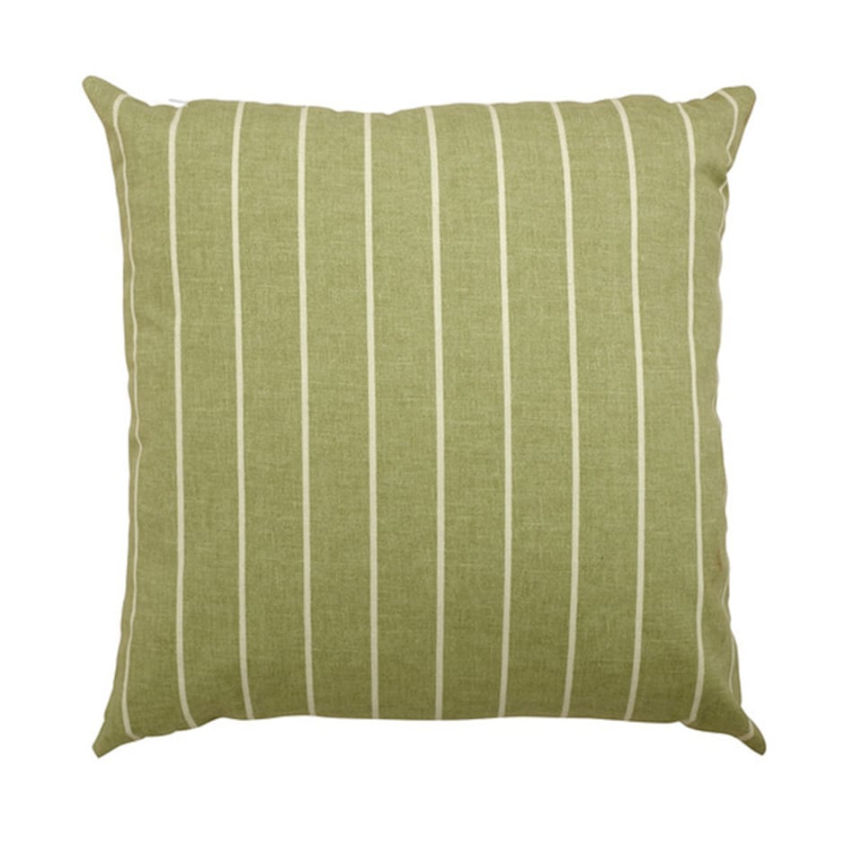 image 1 of Scatter cushion 18x18 Stripe Outdoor Garden Furniture Cushion (Pack of 4) - L46 x W46 cm - Green | Green