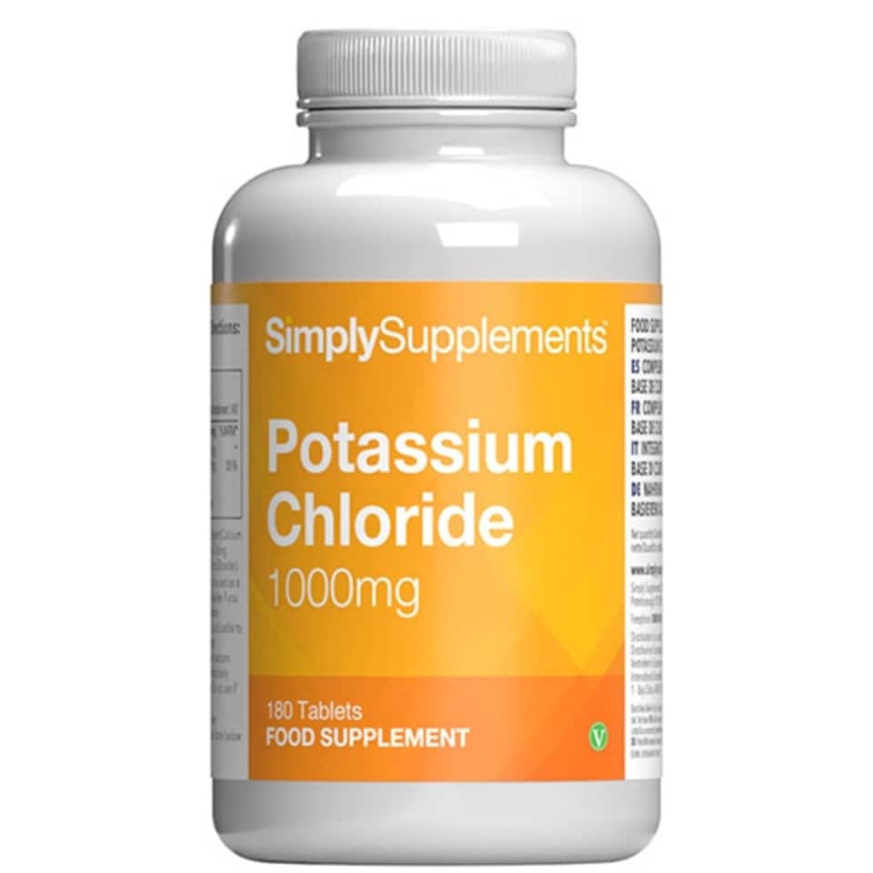 image 1 of Potassium Chloride 1000mg - 180 Tablets