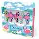 image 2 of Novelty Birthday Cake Candle Set - Flamingo