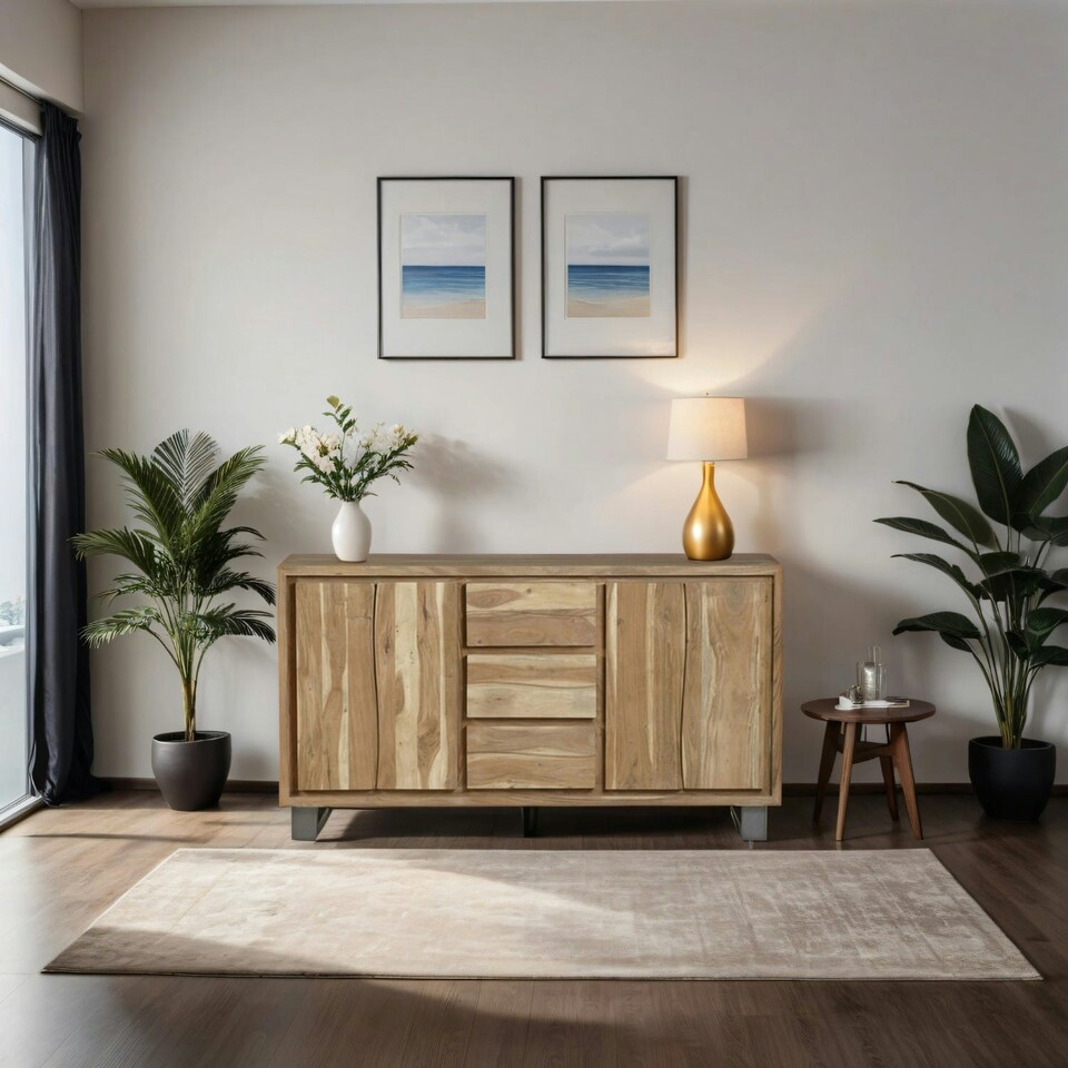 image 1 of Knott Live Edge Extra Large Sideboard