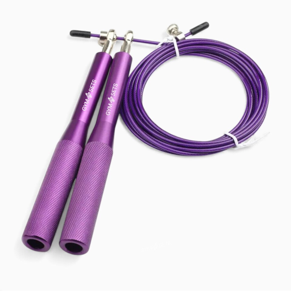 image 1 of GYM SETS Skipping Rope (Steel Velocity)- (Purple)