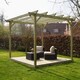 image 2 of Pergola and Decking Kit - L240 x W240 x H270 cm - Light Green