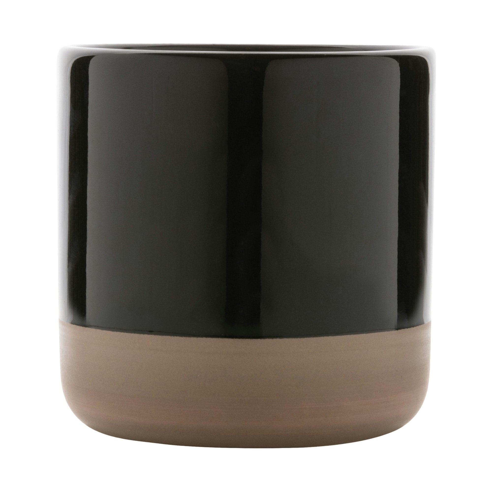 XD Collection Glazed Ceramic 360ml Mug - Black - One Size