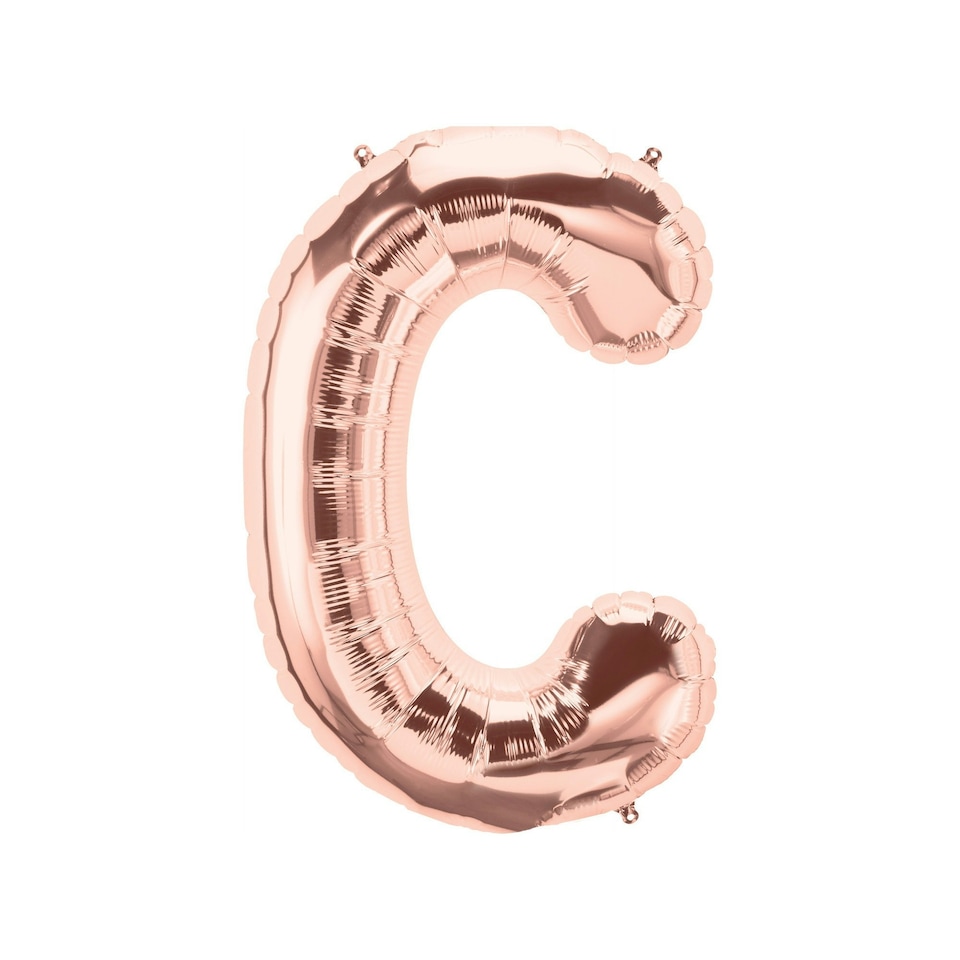Realmax C Foil Balloon - Rose Gold - One Size