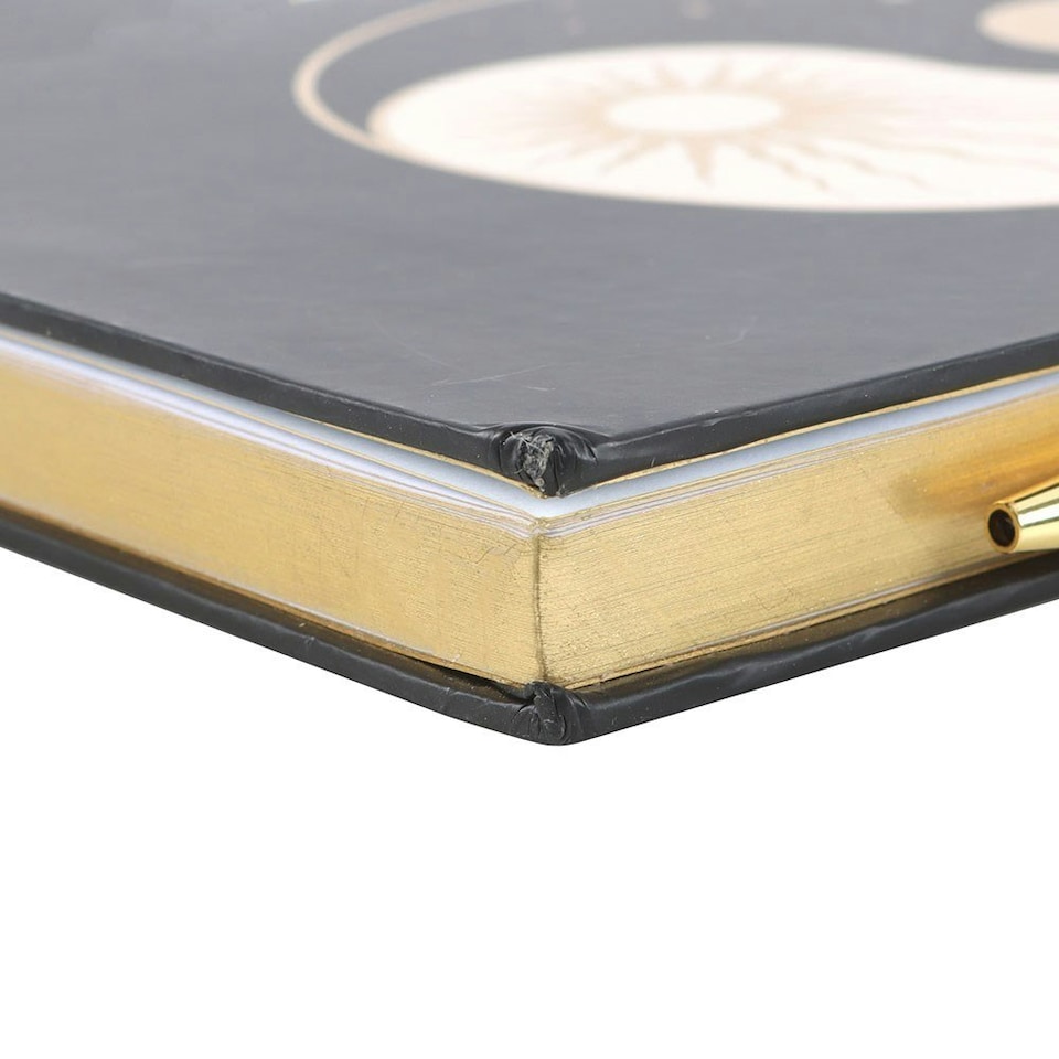 image 1 of Something Different Yin Yang Obsidian Stationery Set - Black/White/Gold - One Size
