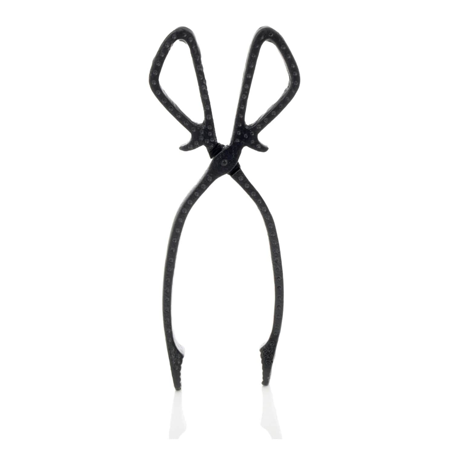 Leecroft Heavy Duty Coal Tongs Black - One Colour - One Size