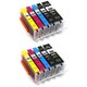 image 1 of 2x Sets of 5 Compatible Canon PGI580XXL CLI581XXL Ink Cartridges Multi