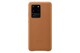 image 2 of Samsung Galaxy S20 Ultra Leather Cover Brown Case EF-VG988LAEG