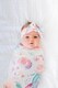 image 2 of Copper Pearl Knitted Swaddle Blanket Bloom