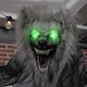 image 8 of HOMCOM 210cm 83 Skeleton Werewolf Outdoor Halloween Decoration, Halloween Animatronic with Sound Activated, Light Up Eyes, Sound Effects, Animated Prop for Haunted House