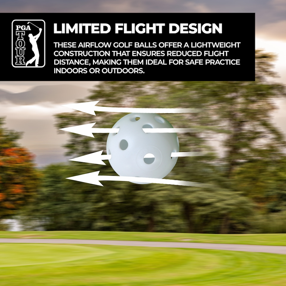 image 1 of PGA TOUR 24 Pack Airflow Golf Balls - White