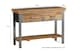 image 4 of Metropolis Industrial 2 Drawer Console Table - Metal - Acacia Solid Wood - L40 x W115 x H77 cm