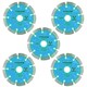 image 1 of 115mm x 8mm Mortar Raking Diamond Pointing Disc Blade Masonry 4-1/2" 5pk