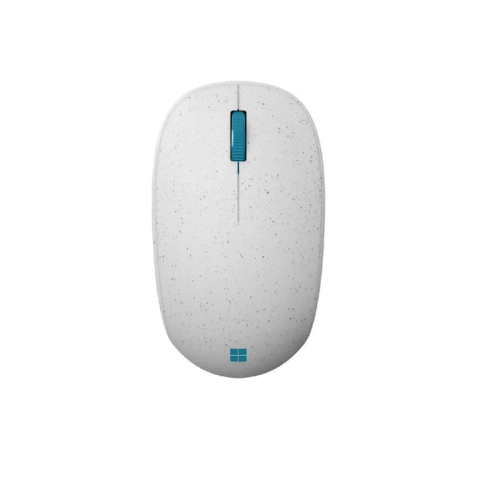 image 1 of Microsoft Modern Ocean Plastic Bluetooth Mouse - White I38-000-OCEAN