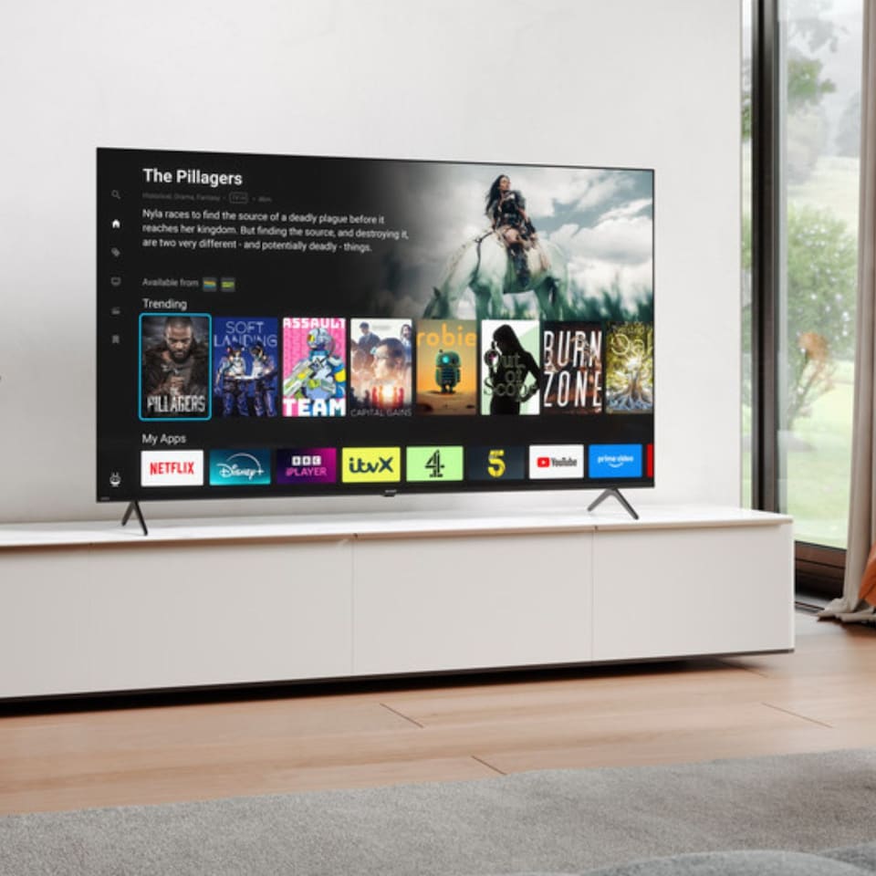 image 1 of SHARP 65HM5245KB 65 Inch 4K UHD Quantum Dot TiVo Smart TV