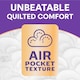 image 3 of Andrex Toilet Rolls Ultimate Quilts Fragrance-Free 3 Ply Toilet Paper, 24 Rolls | White | 5 Pack | 5