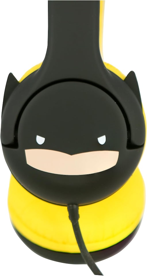 image 1 of Batman Chibi Style Childrens Headphones with Ears | Black