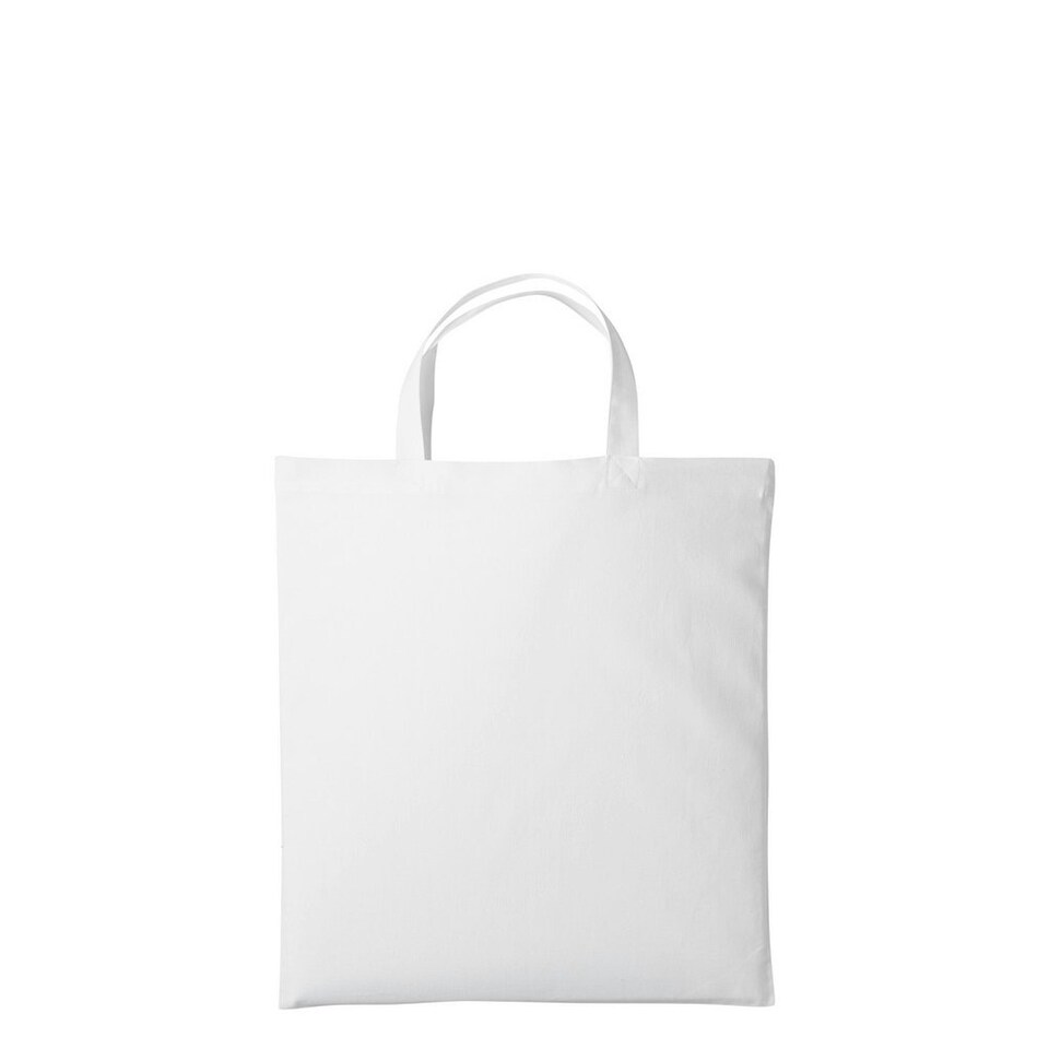 image 1 of Nutshell Cotton Short Handle Shopper - White - One Size White