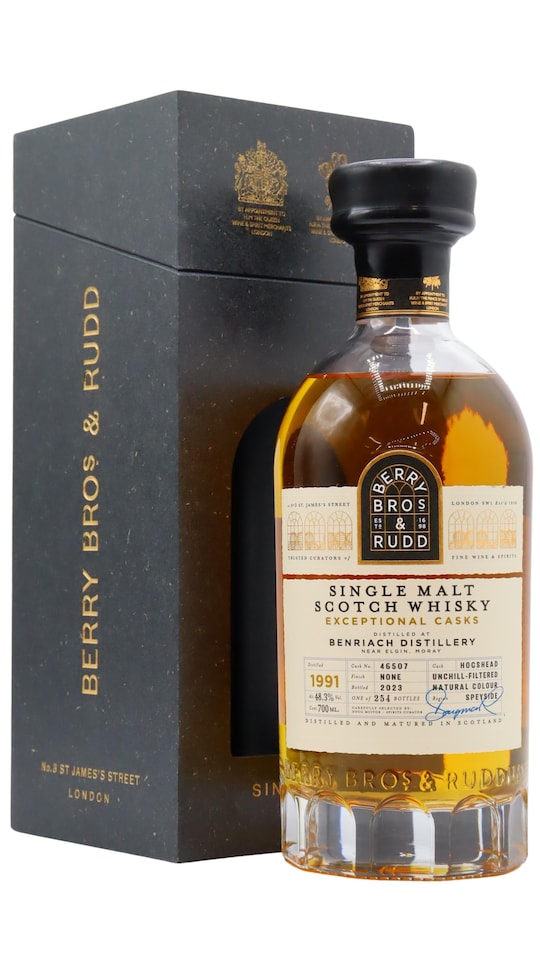 image 1 of Benriach - Berry Bros & Rudd - Exceptional Single Cask No. 46507 1991 31 year old Whisky | Multi | 1