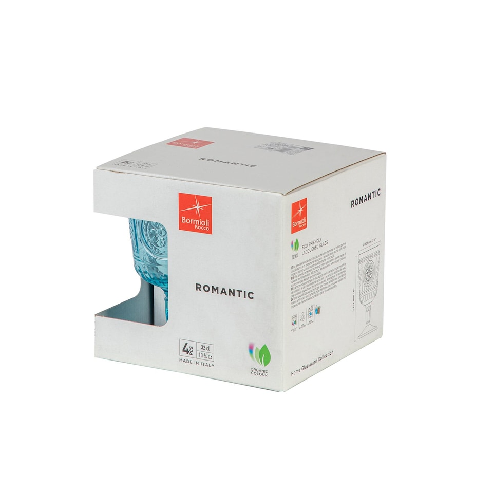 image 1 of Bormioli Rocco Romantic Wine Glasses - 320ml - Pack of 4