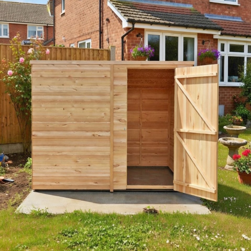 image 1 of Super Value Overlap Pent Shed 8x6 SD