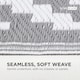 image 3 of Homescapes Outdoor Rug Runner Waterproof Reversible, 75 x 200 cm, Zoe Geometric Design