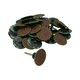 image 2 of 50mm Quick Change Rubber Backing Pad Adapter + 50pc 40 Grit Sanding Pads