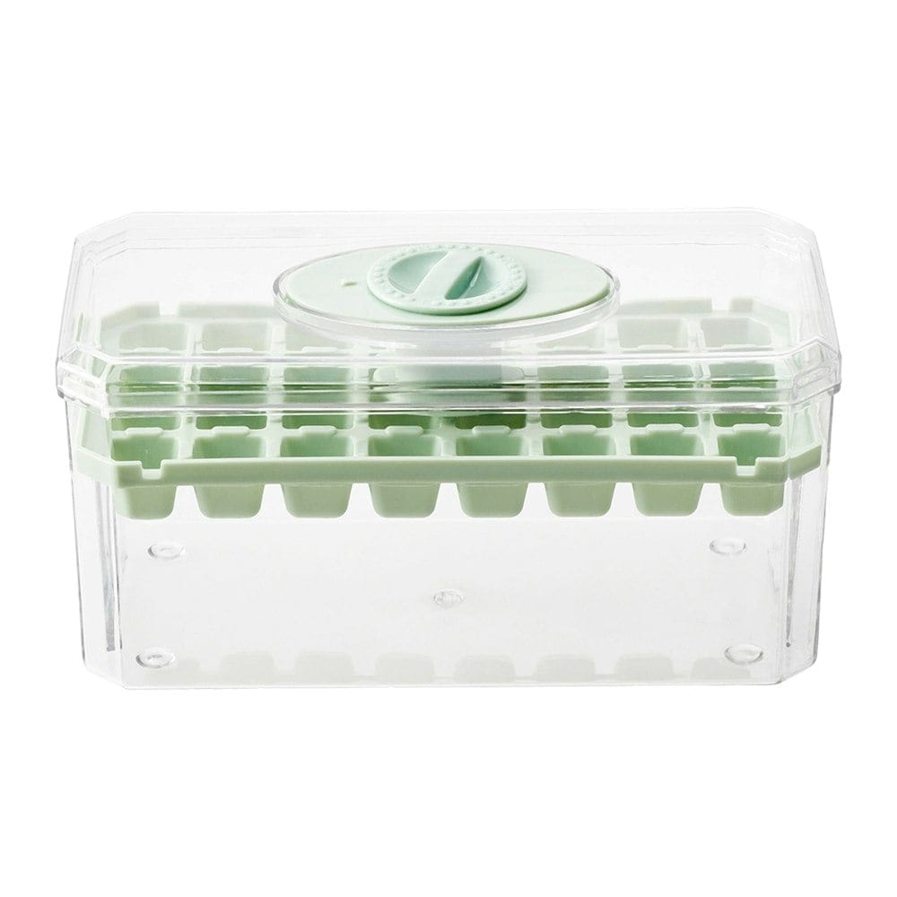 Living and Home 32-Grid Press Type Ice Cube Mold Box