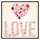 image 2 of Love hearts (Picutre Frame) White | S