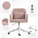 image 6 of Vinsetto Office Chair with Rechargeable Vibration Massage Lumbar Pillow, Wheels