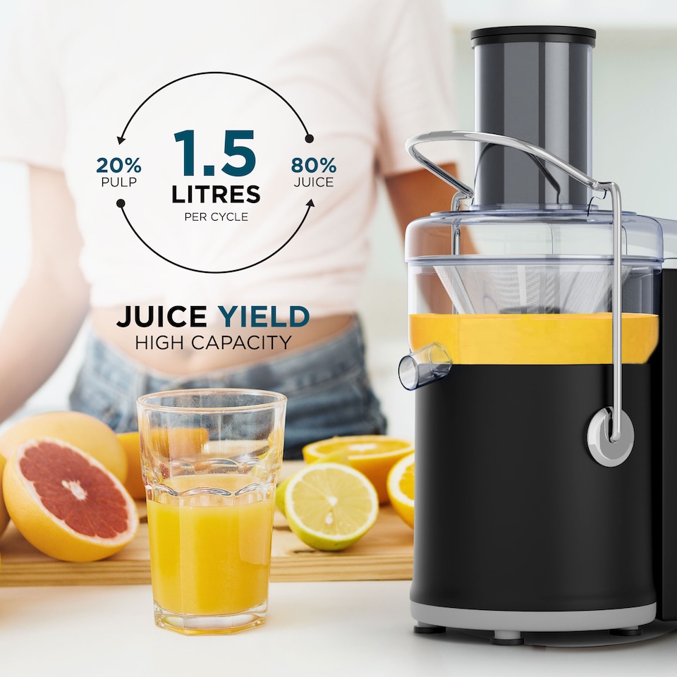 image 1 of DMD Centrifugal Power Juicer, with 3'' Food Chute For Whole Fruit and Vegetables