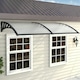 image 4 of Living and Home Window Door Awning Canopy with Brackets - 190cm Clear