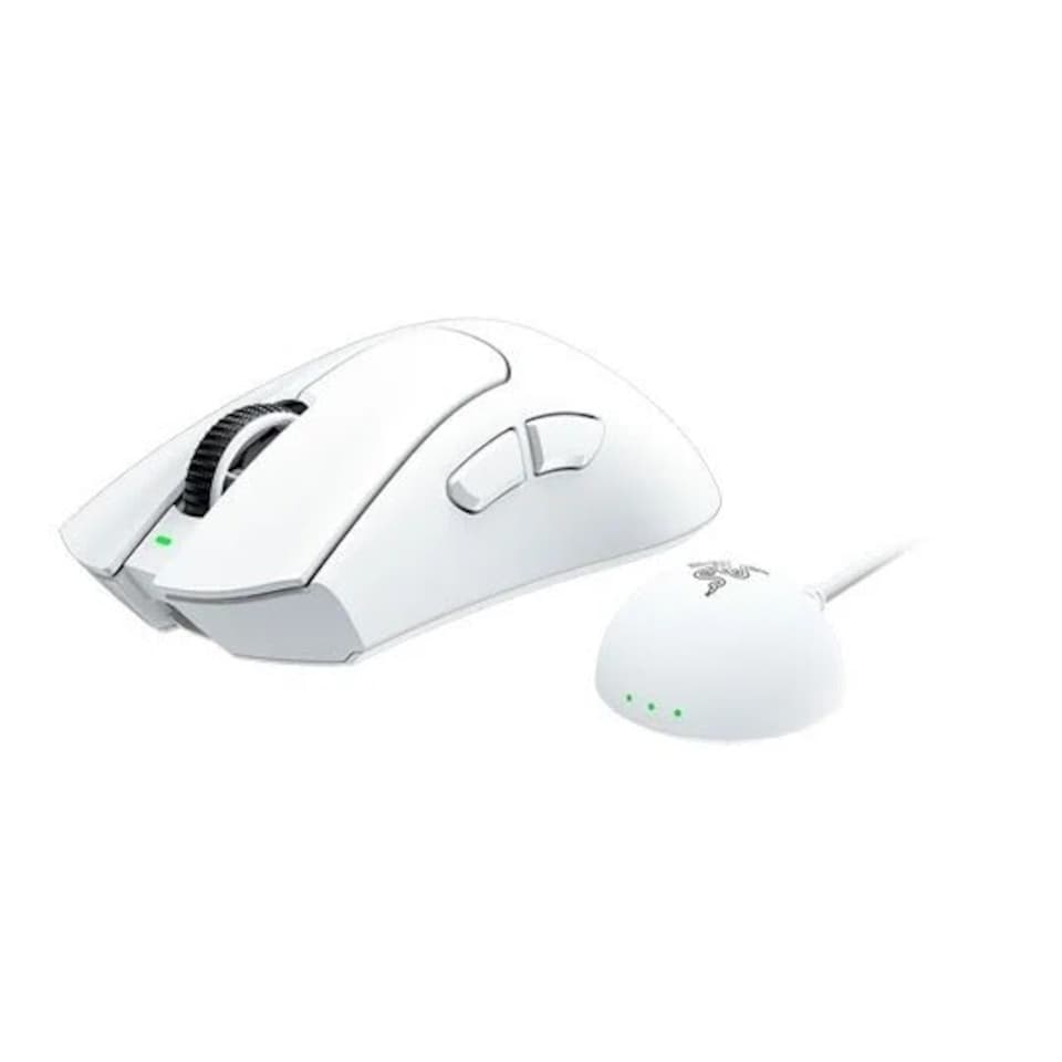 image 1 of Razer DeathAdder V4 Pro Gaming Mouse Wireless White 45000dpi 6 Buttons