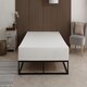 image 5 of Orthopedic Firm Support Mattress - High-Density Reflex Foam for Spinal Alignment White | Small Double