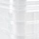 image 3 of Keeeper Set of 3 Storage Boxes 18 Litre with Lid and Air Control System - Transparent
