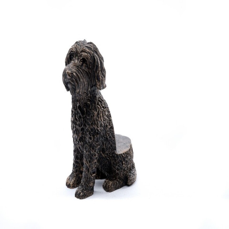 image 1 of Cockapoo Plant Pot Feet - Set of 3 - L5.5 x W8 x H10 cm Grey