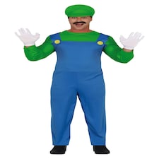 Fancy Dress Adult Train Driver Blue - M