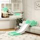 image 7 of AIYAPLAY Kids Sofa Slide, Toddler Slide with 130cm Extended Length, Green