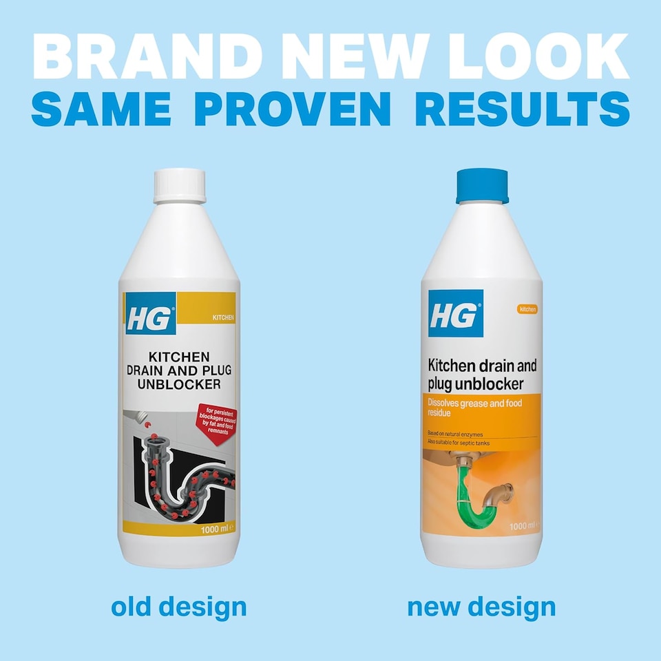 image 1 of HG Kitchen Drain and Plug Unblocker 1 litre