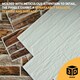 image 7 of NOVECRAFTO 3D Sandstone Wall Panels – 6 PVC Sheets, Covers 2.76 sqm (29.76 sq ft), 96x48cm Each – Mixed Natural Sandstone Effect Decorative Cladding