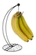 image 3 of Interiors by Premier Black Banana Hanger, Modern Wire Frame Design With Matte Black Finish, Prevents Bruising And Encourages | Black