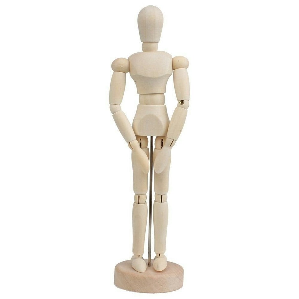 image 1 of 8" Wooden Manikin