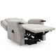 image 3 of Ashfield Electric Fabric Dual Motor Rise Recliner Lift Mobility Chair (Cream)