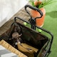 image 9 of Outsunny Foldable Garden Cart, Outdoor Utility Wagon with Carry Bag, Camouflage