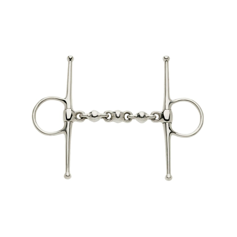 Lorina Waterford Full Cheek Snaffle - Silver - 6in