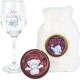 image 1 of Me to You Tatty Teddy Hot Water Bottle, Wine Glass and Coaster Gift Set in A Gift Box Official Collection
